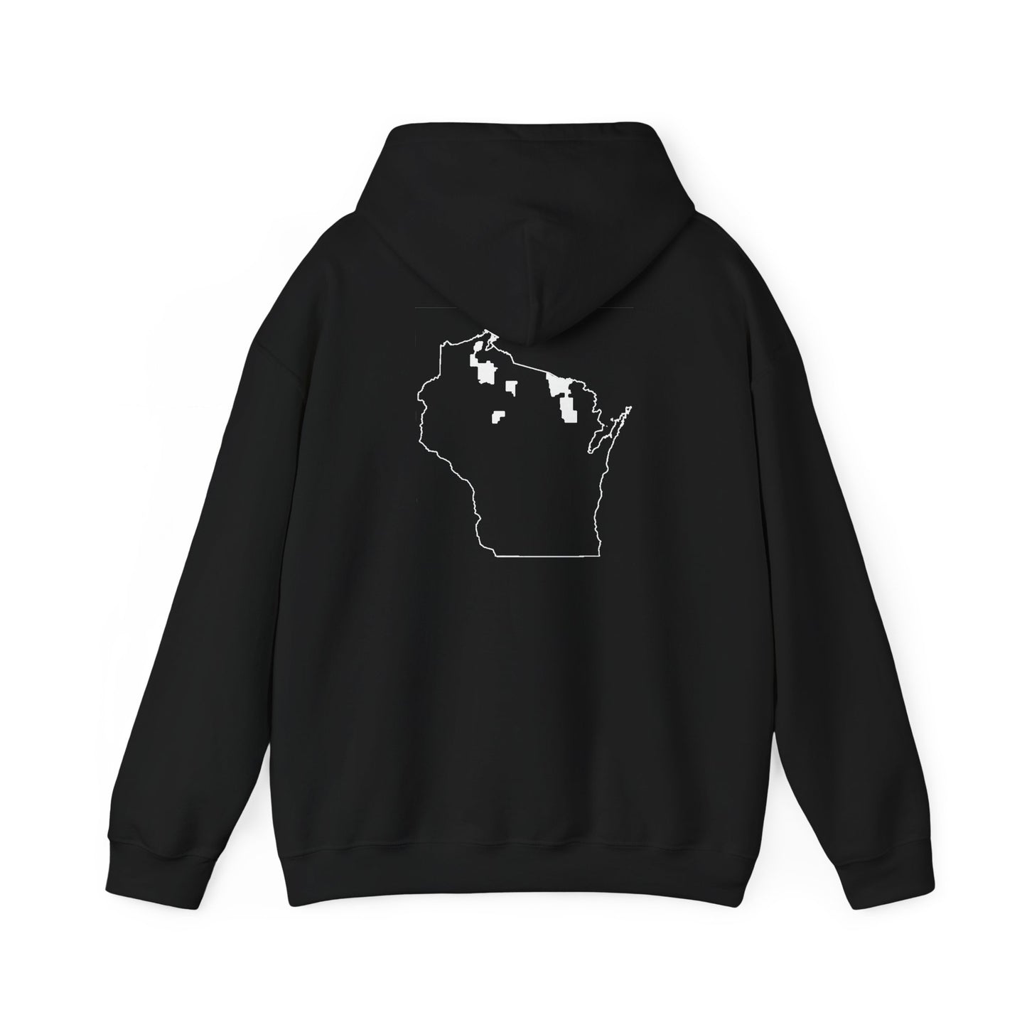 WI Chequamegon Map - Unisex Hoodie