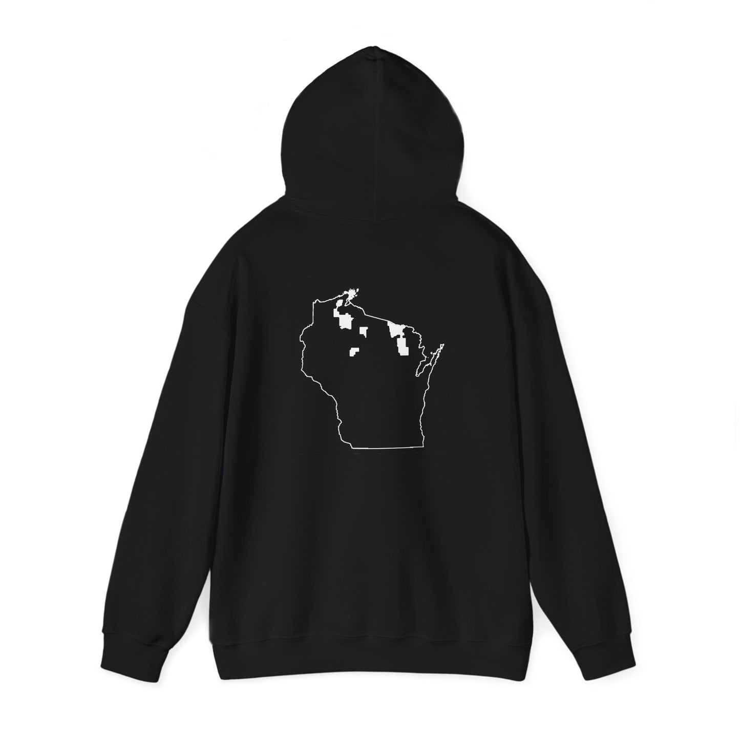 WI Chequamegon Map - Unisex Hoodie