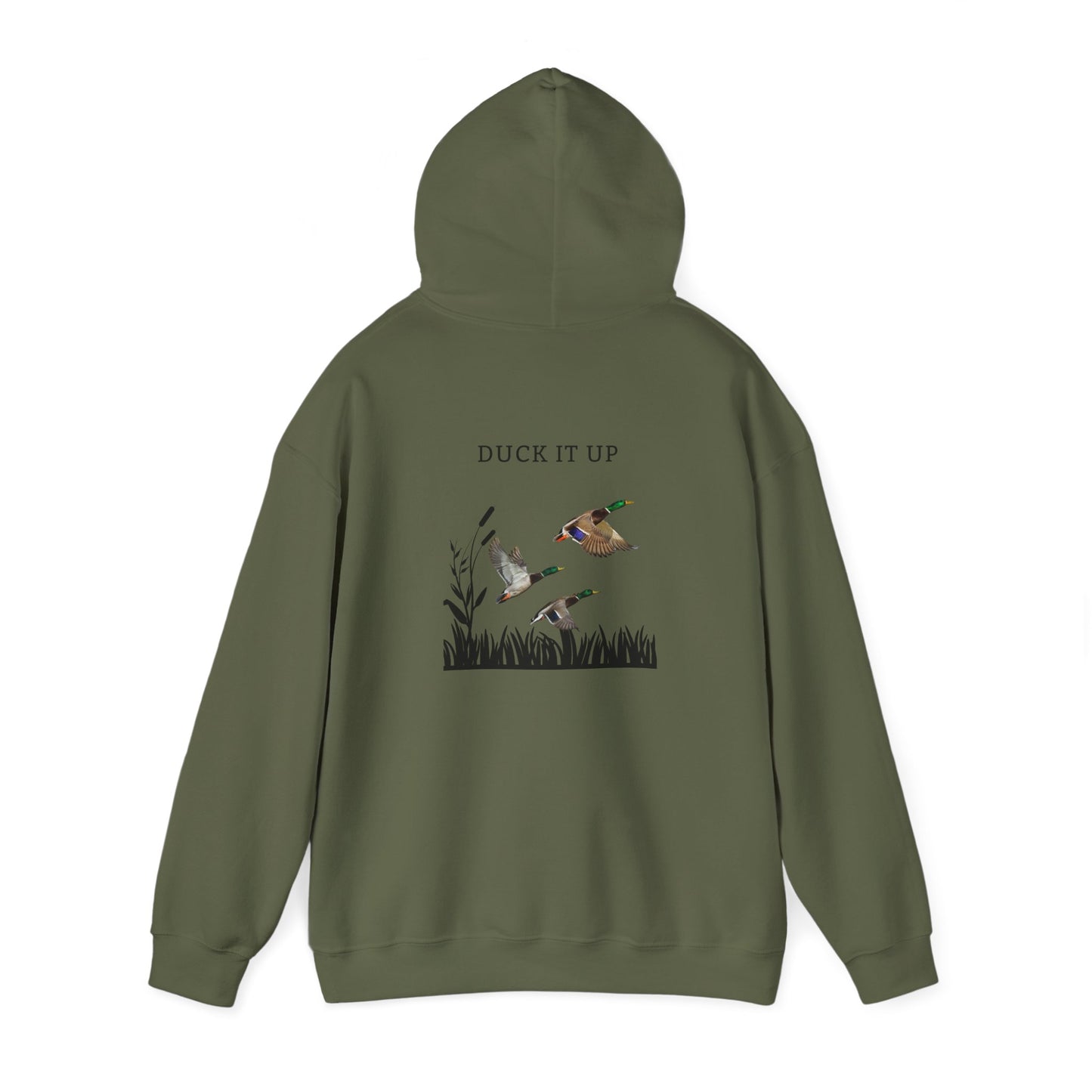 'Duck It Up' Graphic Design - Unisex Hoodie